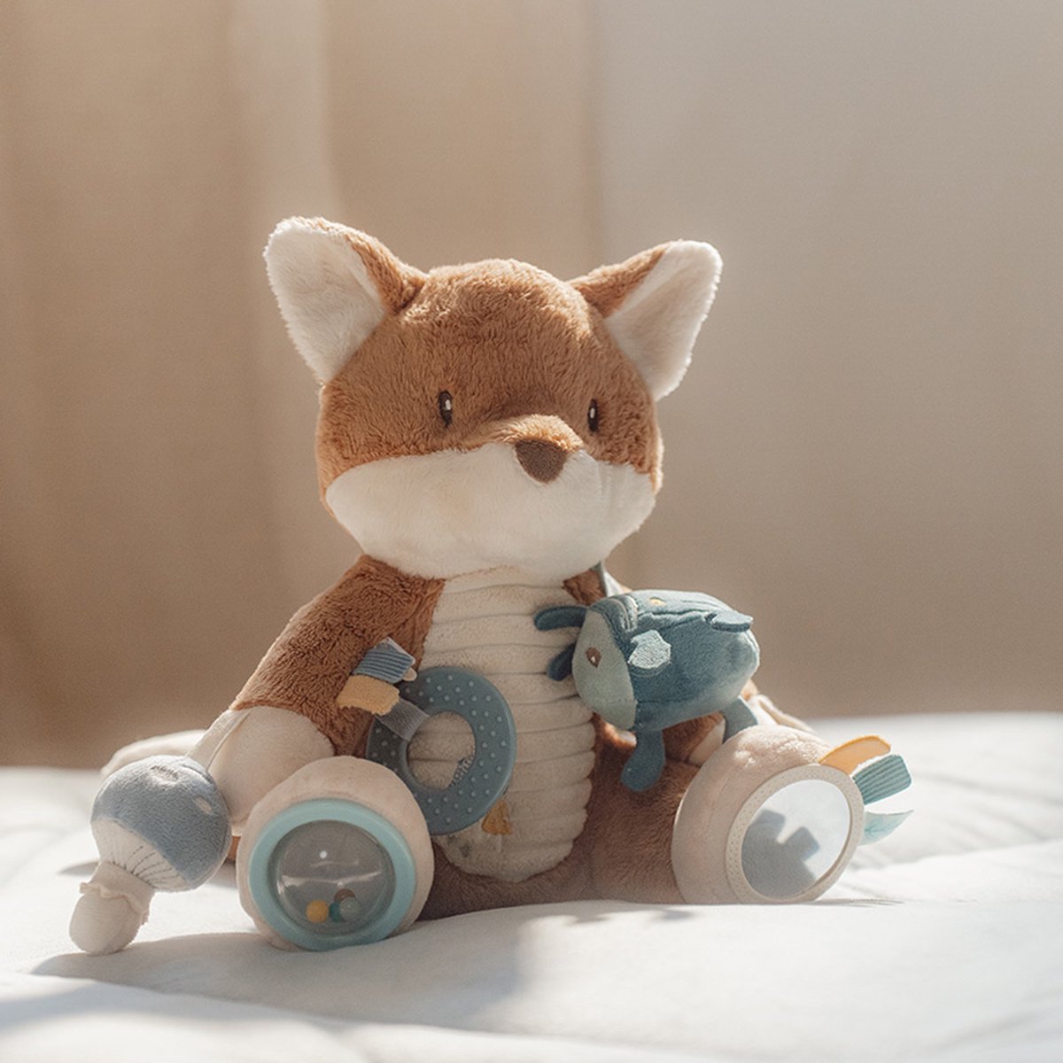 Little Dutch Activiteitenknuffel Vos - Forest Friends - Baby speelgoed - grijp baby speelgoed — afbeelding 4