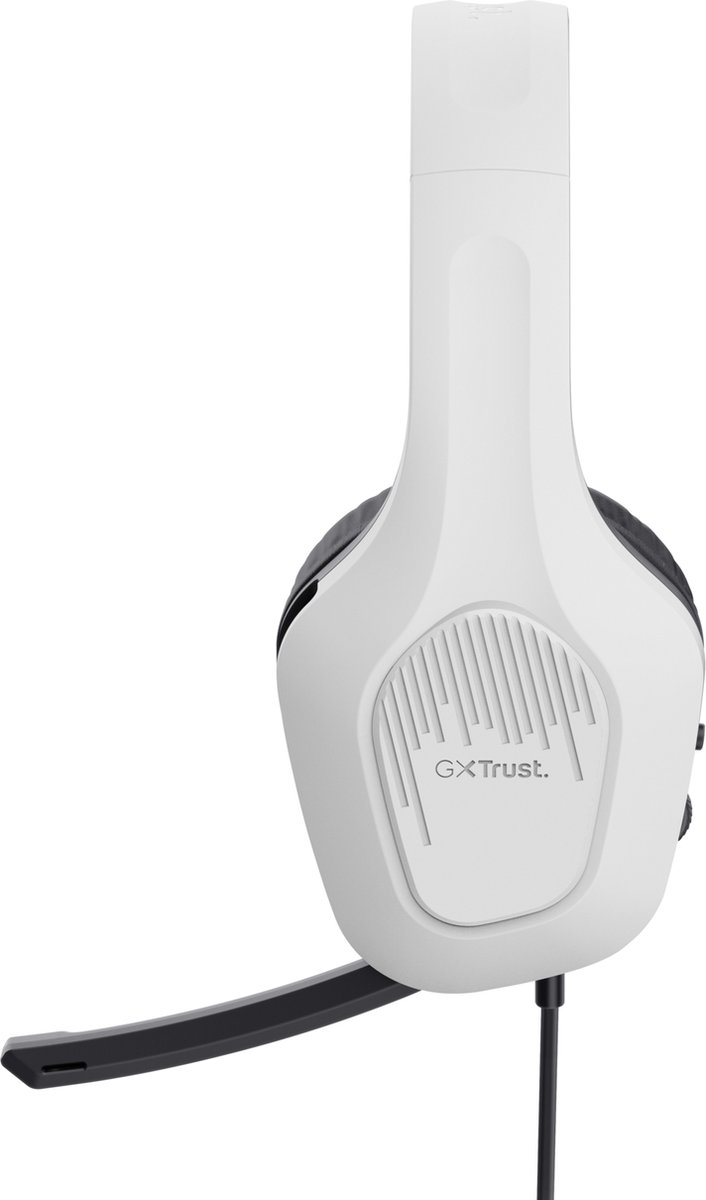 Trust GXT 415W Zirox - Bedrade Gaming Headset - voor PC, PS4, PS5, Xbox & Switch - Stereo - Wit thumbnail 6