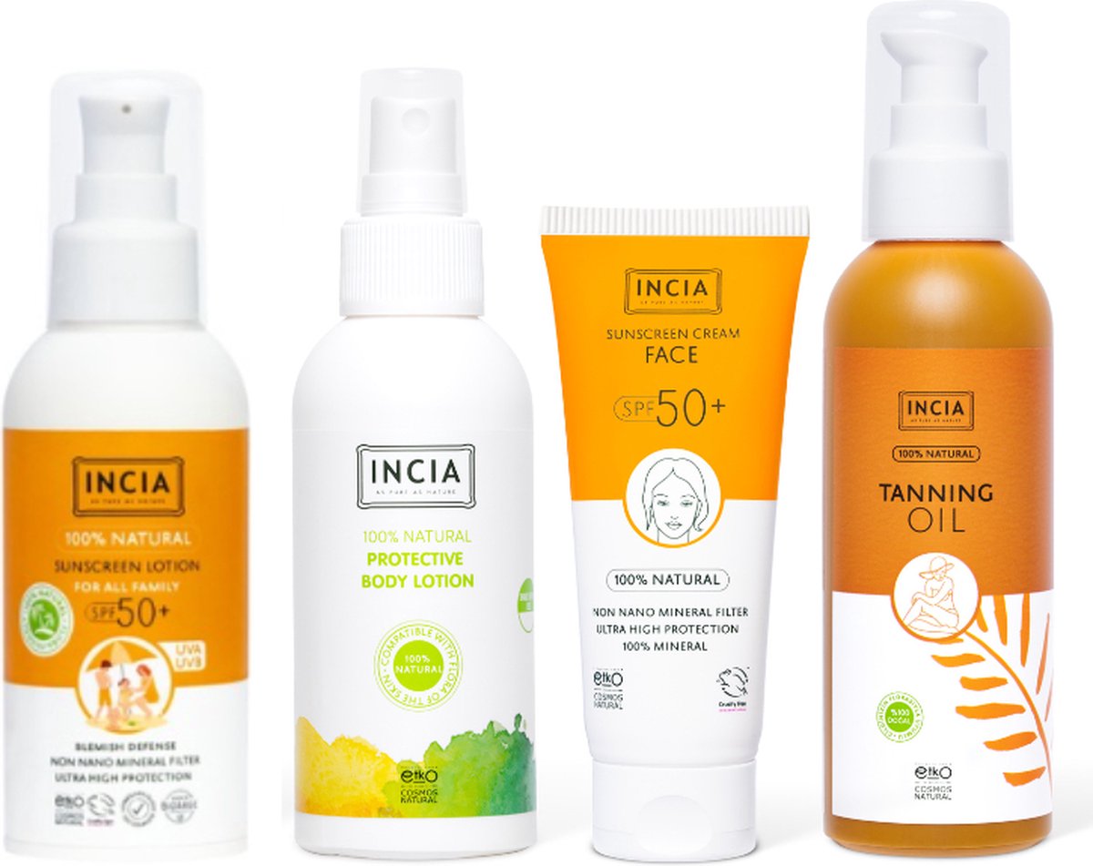 Incia - Natuurlijke Zonnebrand Set - Voor Jou
