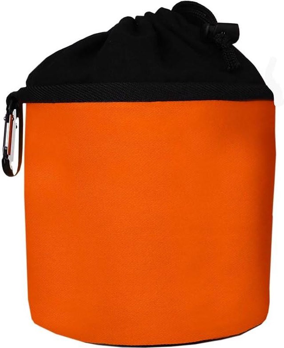 Wasknijperzak van katoen oranje opbergtas voor wasknijpers Wasknijperzak