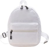 Without Lemon - Dames Mini Rugzak - Trendy - Reizen - Avondje Uit - Outdoor - Klein - Waterbestendig - Soft - Licht - Mini - 23x18x9CM - Wit