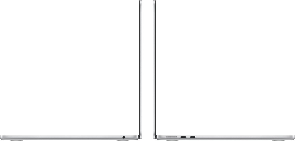 MacBook Air 2024 M3 chip 13,6 inch laptop 8GB RAM 256GB SSD zilver ultralicht Retina scherm - Afbeelding 3
