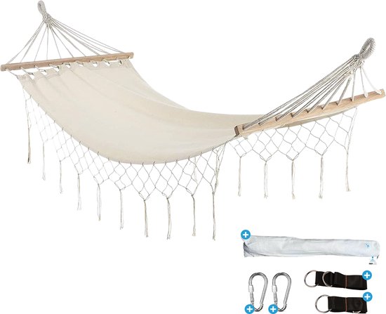 Fleau Goods Luxe Hangmat met Spreidstok