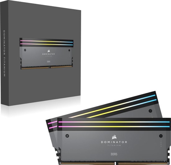 Corsair Dominator Titanium RGB DDR5 RAM - 64GB - 6000MHz - CL30
