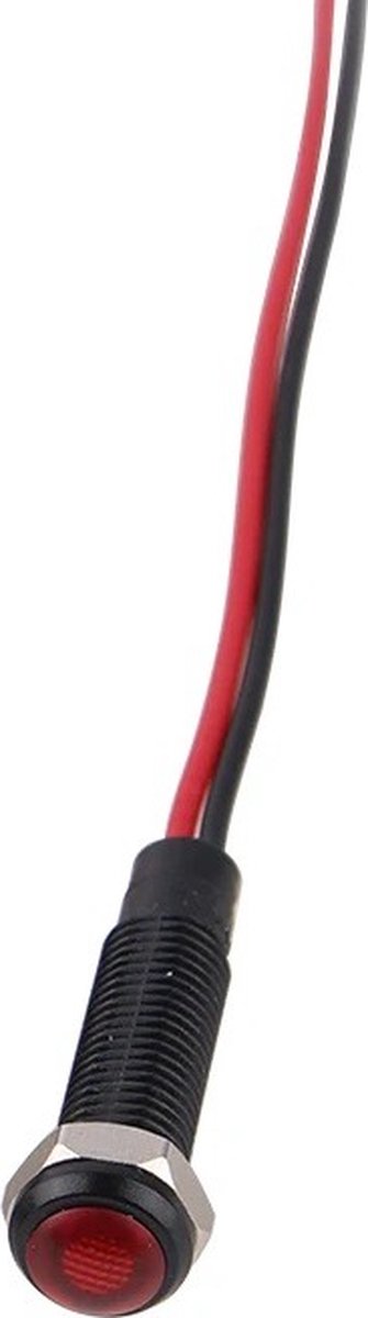 Mini LED indicatielampje - Rood - 6mm - 12/24V