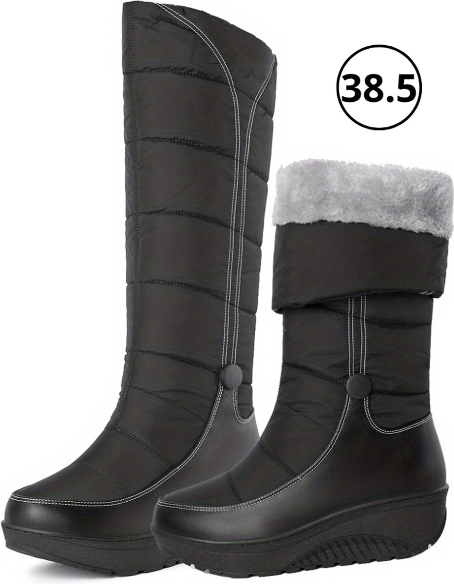 Nivard Wintersport Sneeuwboots Snowboots Sneeuwschoenen Ski Gadgets Voor Dames Zwart