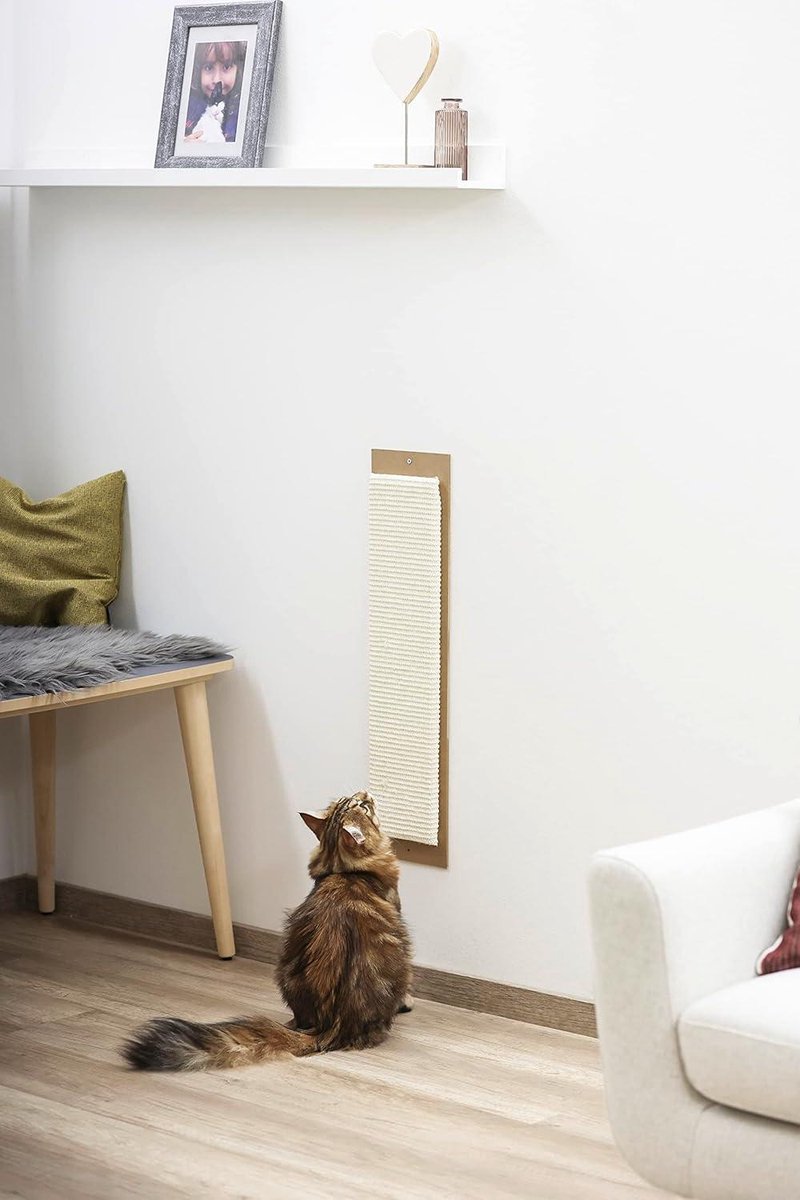 Sisal krabplank Maxi katten wandkrabplank - meubelbescherming - 70 x 17 cm