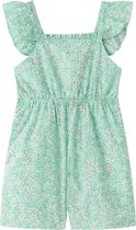 Nouveauté Kids - combinaison à fleurs et volants - vert menthe - taille 98