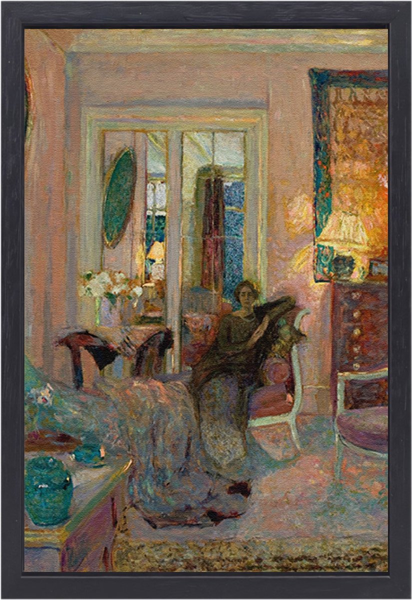 Prinses Bibesco - Édouard Vuillard schilderijen - Interieur portret - Muurdecoratie Ruimte