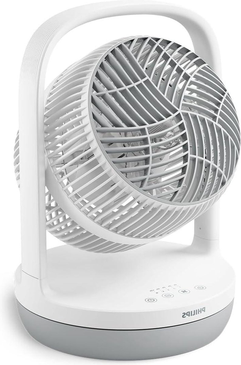 Vloerventilator 180° kantelbaar - Luchtcirculatie - 3 snelheden - Krachtig en ultrastil Vloerventilator
