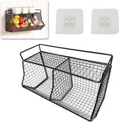 FORM&STYLE Handdoekstang zelfklevend 37 cm mat zwart kopen