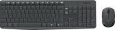 Logitech MK235 - Draadloos Toetsenbord en Muis - QWERTY - Donkergrijs