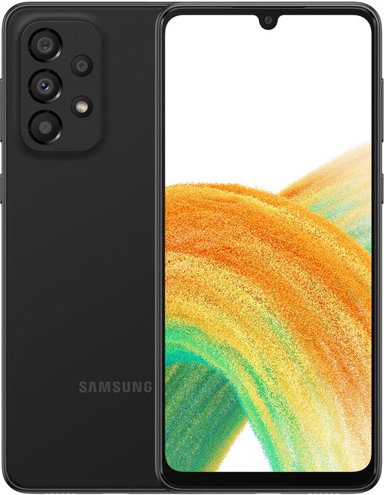 Samsung Galaxy A33 5G Dual Sim smartphone 6,4″ Super AMOLED scherm 6GB RAM 128GB opslag zwart