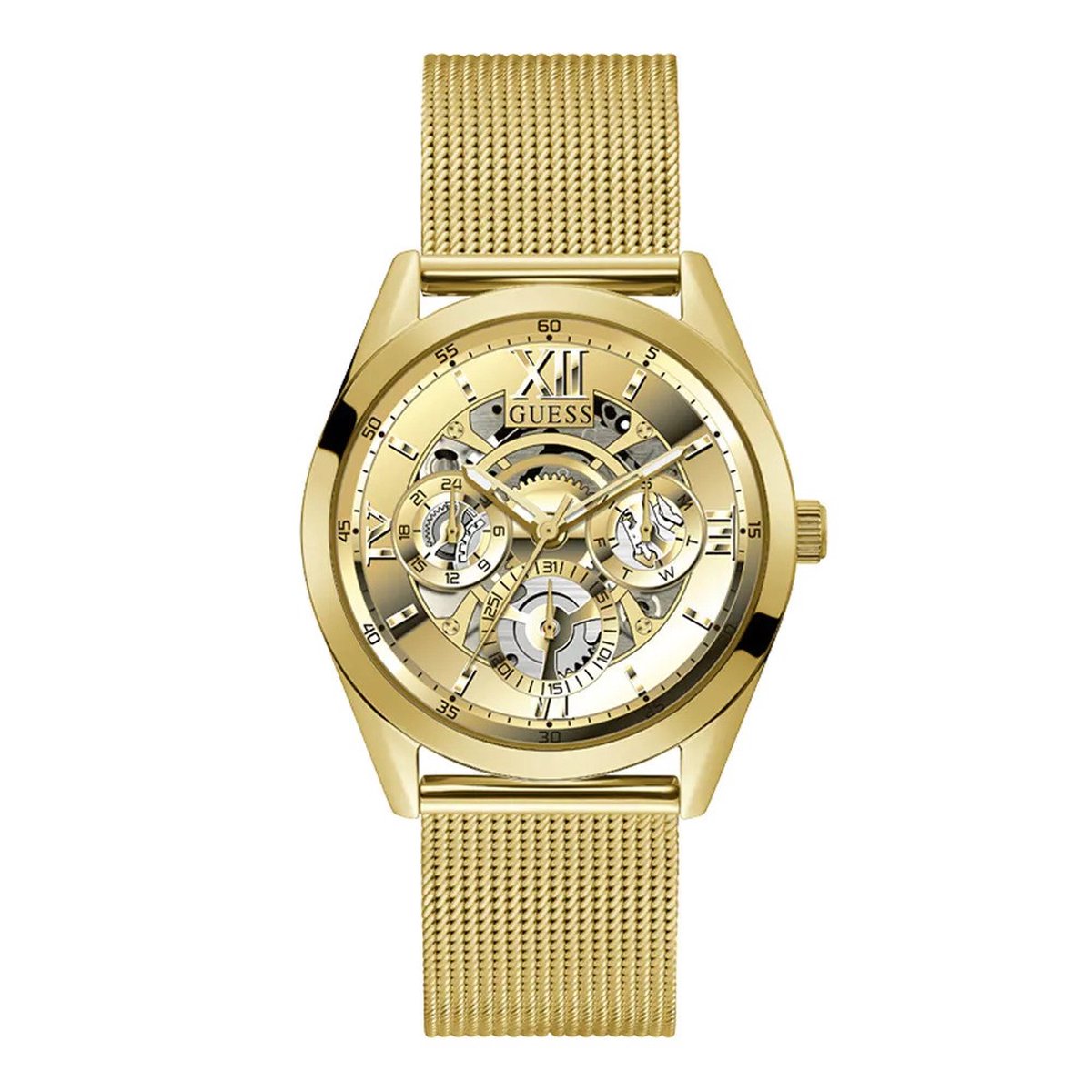 Guess Tailor GW0368G2 Horloge - Staal - Goudkleurig - Ø 42 mm