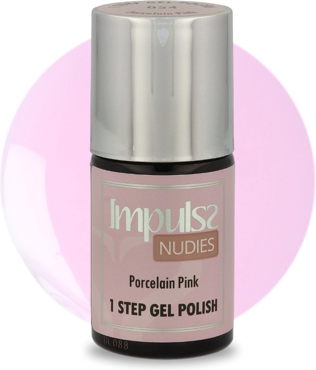 Goedkoopste Impulss Gellak Gel Polish Nudies - Gel Nagellak - Verhardende werking - Porcelain Pink - 7 ml