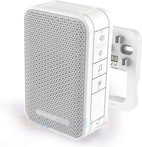 Honeywell Bedrade Deurbel Met Volumeregeling En LED Licht - DW313S