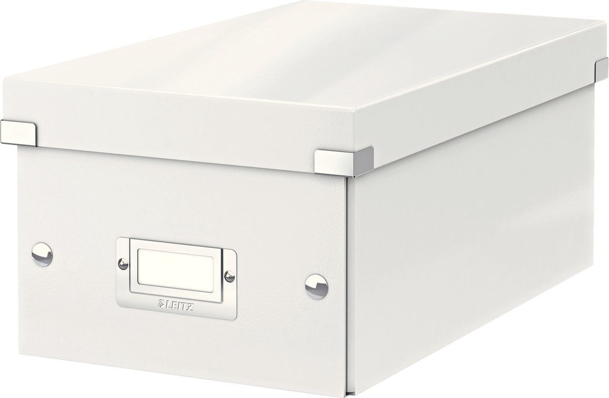Leitz WOW opbergdoos DVD Click & Store, wit