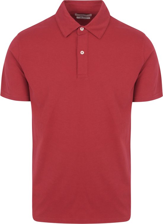 King Essentials The James Poloshirt Rood - Maat XXL - Heren - Polo shirt Heren met Korte mouw