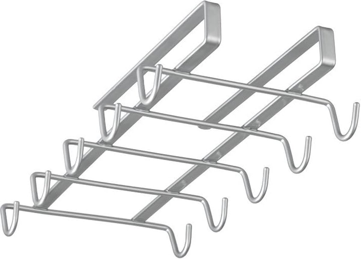Plank Mokhouder, Polytherm Gecoat, Zilver, SpiderMug, Made in Italië