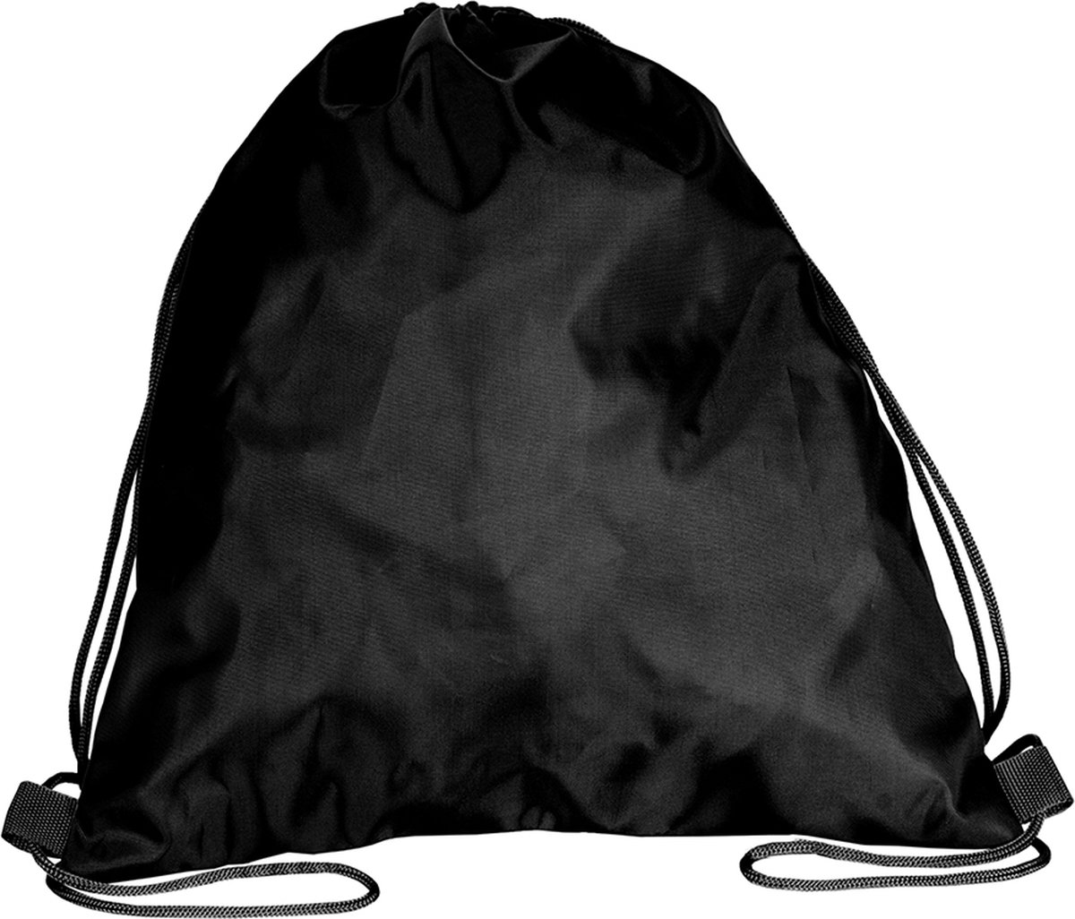Paso gymtas - rugzak - sporttas - 38x34 cm - zwart - zwemtas