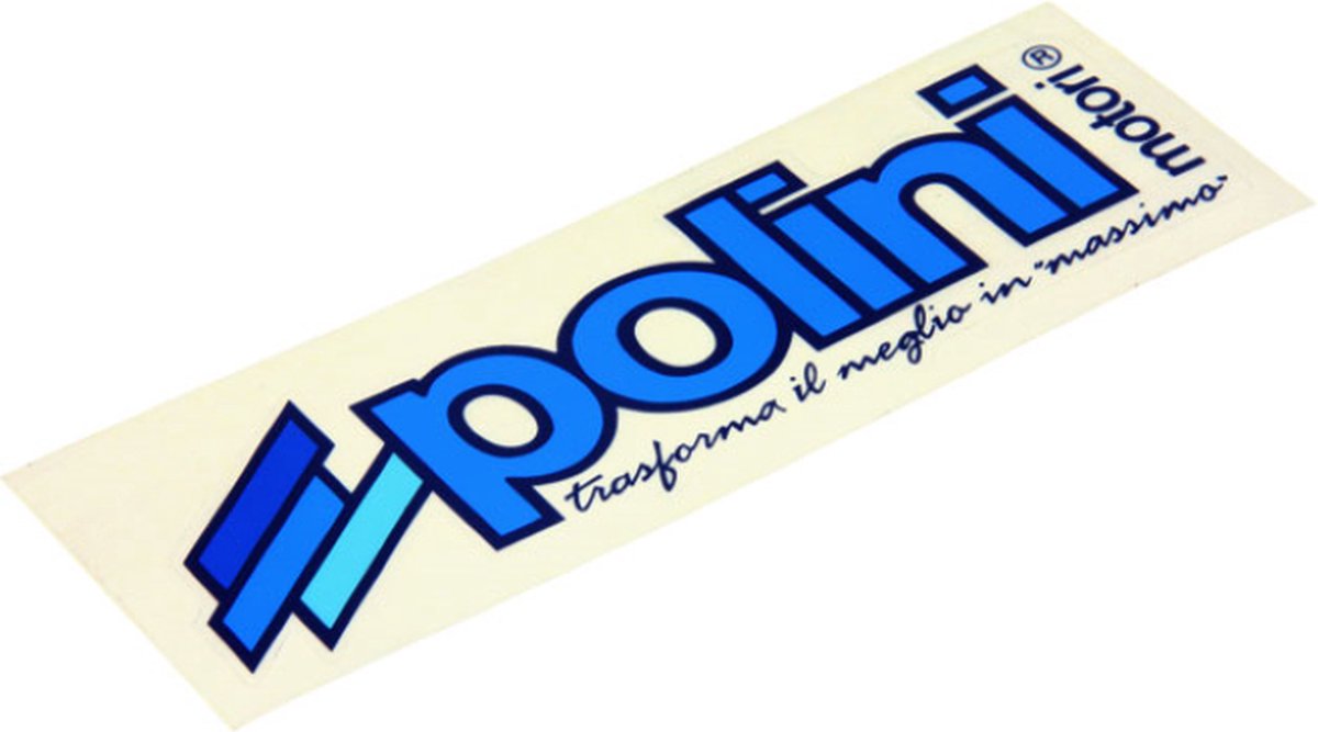 Polini Sticker - Originele sticker van 16 x 6 cm
