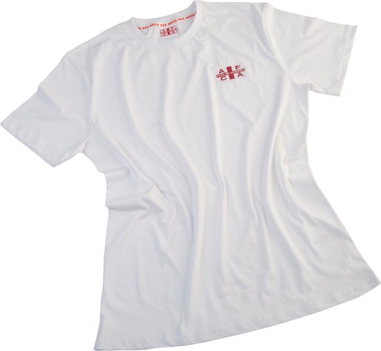 T-Shirt Logo Drapeau AFCA White / Rouge - Ajax - Amsterdam - AFCA - Été