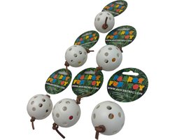 Papegaaienspeelgoed Voetbal 6 stuks - Vogelspeelgoed Voetballetje - Voetbal Parkiet - EK Vogel