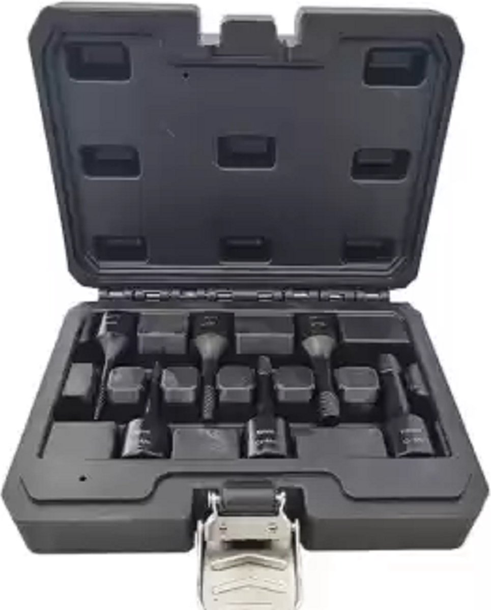 Spiraaldoppen set 3/8″ aandrijving 2 – 10 mm 6-delig