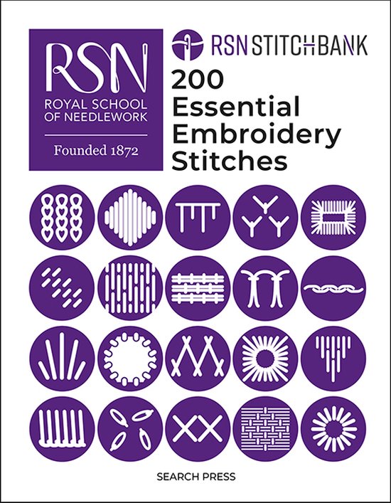 The RSN Stitch Bank- RSN Stitch Bank: 200 Essential Embroidery Stitches