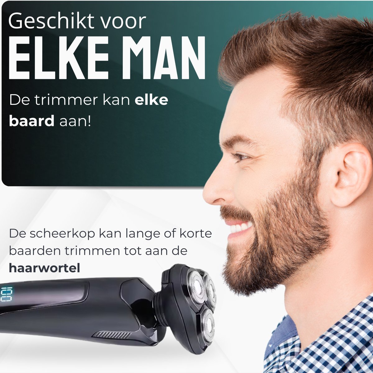 Modito Elektrische Scheerapparaat Mannen - Baardtrimmer - afbeelding 2