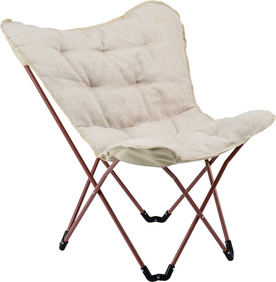Vlinderstoel - Opvouwbaar - Incl. Draagtas - Campingstoel - Max. 100kg - Zachte Stof
