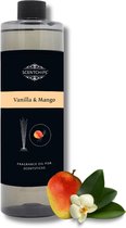 Scentchips® Geurstokjes Navulling Vanille & Mango - Vanille hout - Geurverspreider - Luchtverfrisser - Huisparfum - 400ml