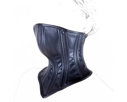 Verstelbare Choker Leer - BDSM - Nek Bondage - Leer - Leather - Leder - BDSM - Verstelbaar