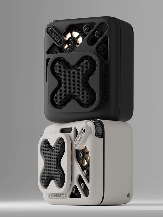 Dmooster - D16 MINI DESIGNER SPEAKER - HiFi geluid - Compact & stijlvol - 3 uur speeltijd - Bluetooth V5.3 + TF-kaart ondersteuning - Perfect voor thuis & onderweg!