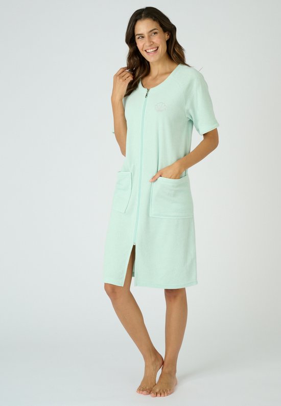 Damart - Jurk lounge badstof - Dames - Blauw - 42-44 (M)