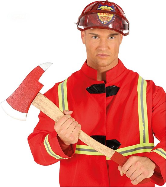 Fiestas Guirca Brandweer Bijl 60 Cm Pvc Bruin/rood — afbeelding 2