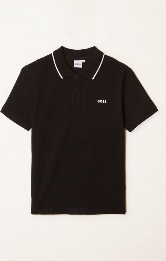 BOSS Paule 4 Polo Black