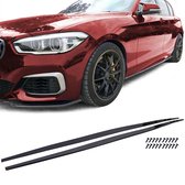 Convient pour BMW Série 1 F20 F21 LCI M Pack Jupes latérales Zwart brillant Jupes latérales Spoiler Diffuseur Aux Tuning 116 118 120 123 125 130