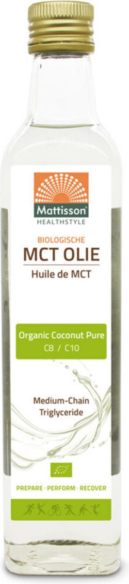 Mattisson MCT Olie C8/C10 Bio - 3 x 500 ml - Voordeelverpakking