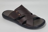 Walking - Slippers Heren - Licht Gewicht Heren Slippers - Slippers met een Zacht Voetbed - Bruin – Maat 44