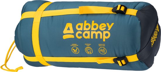 Abbey Camp Slaapzak - Mummie model - Blauw - 215 x 80 cm - Nylon van Abbey Camp — afbeelding 5