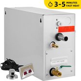 Bol.com Stoomgenerator - Stoomgeneratoren - Digitale Controller - Thuis Stoom douche - Sauna - Spa - Stoombad - 9 KW - 220V/240V aanbieding