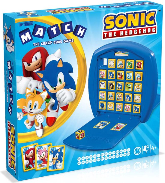 Winning Moves Top Ttrumps Match - Bordspel - Sonic Meertalig