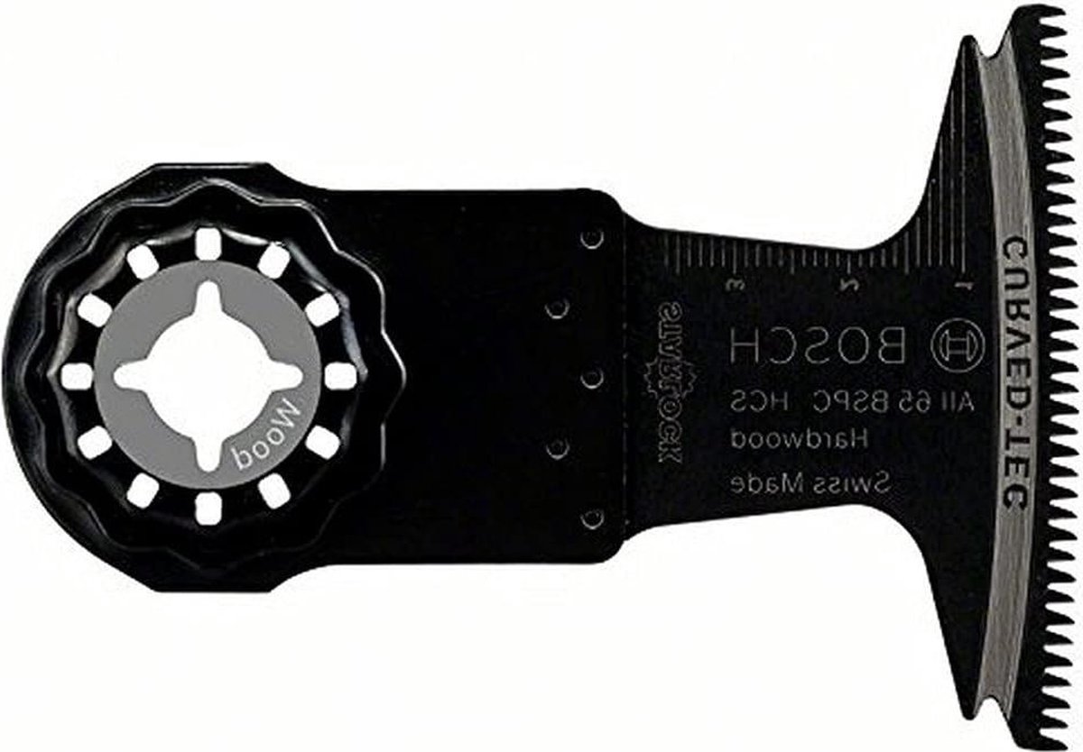 5x HCS Invalzaagblad AII 65 BSPC voor hardhout 40 x 65 mm accessoires Multitool