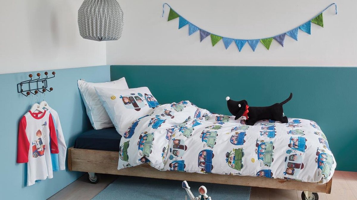 Beddinghouse x Fiep Amsterdam Vakantie dekbedovertrek - Eenpersoons - 140x200/220 - Multi