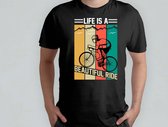 La Life est une belle Ride - T-shirt - vélo - vélo - cyclisme - bikelife - vélo - cyclisme - bikelife - tour à vélo