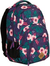 New Rebels ® BTS 3 schooltas met laptopvak flower print
