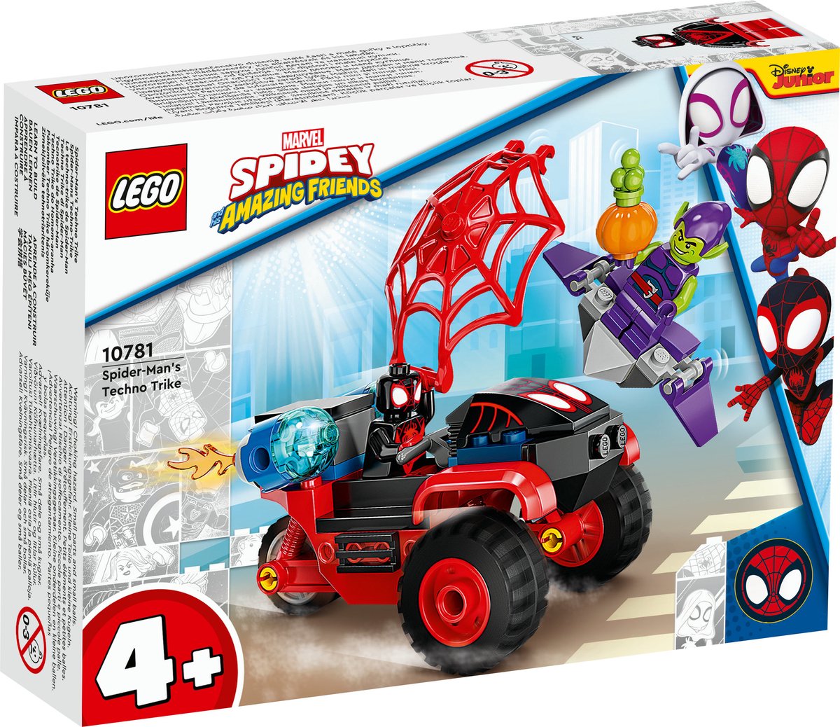 LEGO Marvel Spider-Man Miles Morales Tech Driewieler - 10781 — afbeelding 9