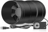 TADES® Buisventilator - Afzuiging Badkamer - Buisventilator 100mm - Buisventilator Geruisloos - Inline Ventilator - Kanaalventilator