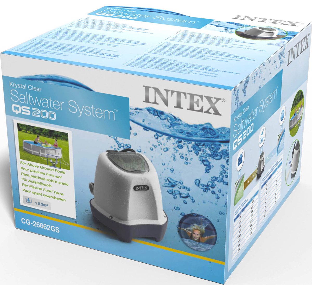 Intex Krystal Clear Zoutwater Systeem QS200 - 3.785 - Voor zwembaden tot 8.327L — afbeelding 5